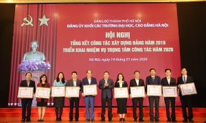 Năm 2020: Tăng cường công tác xây dựng Đảng của các trường đại học, cao đẳng Hà Nội để xây dựng và kiến thiết Thủ đô